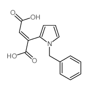 2-Butenedioic acid,2-[1-(phenylmethyl)-1H-pyrrol-2-yl]- structure