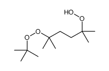 4-[(1,1-Dimethylethyl)peroxy]-1,1,4-trimethylpentyl hydroperoxide Structure