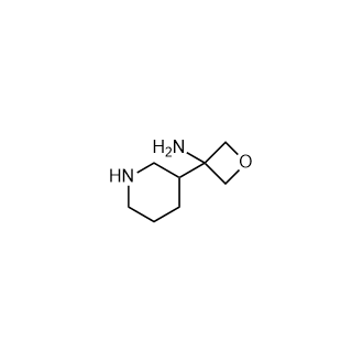 3-(Piperidin-3-yl)oxetan-3-amine Structure