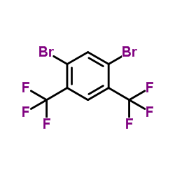 1,5-Dibromo-2,4-bis(trifluoromethyl)benzene结构式