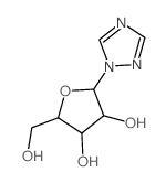 1H-1,2,4-Triazole, 1-b-D-ribofuranosyl- structure