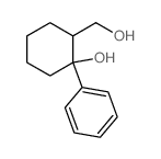 2-(hydroxymethyl)-1-phenyl-cyclohexan-1-ol structure