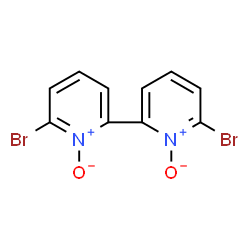 6,6'-DIBROMO-2,2'-BIPYRIDINE-1,1'-DIOXIDE结构式