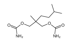 Dicarbamic acid 2-isopentyl-2-methyltrimethylene ester结构式