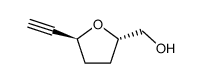 2-Furanmethanol, 5-ethynyltetrahydro-, (2S,5S)- (9CI) Structure