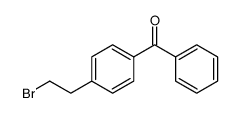 4-(β-bromoethyl)benzofenone结构式