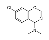 7-chloro-N,N-dimethyl-4H-1,3-benzoxazin-4-amine结构式