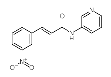 2-Propenamide,3-(3-nitrophenyl)-N-3-pyridinyl- Structure