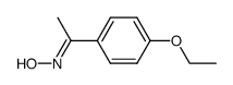 1-(4-ethoxy-phenyl)-ethanone oxime Structure