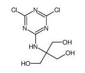2-[(4,6-dichloro-1,3,5-triazin-2-yl)amino]-2-(hydroxymethyl)propane-1,3-diol结构式