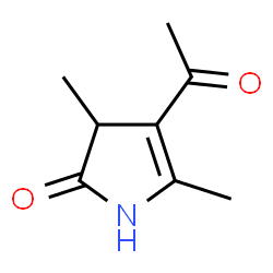 2H-Pyrrol-2-one, 4-acetyl-1,3-dihydro-3,5-dimethyl- (9CI) structure