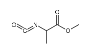 Propionic acid, 2-isocyanato-, methyl ester, D- (8CI) Structure
