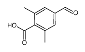 2,6-Dimethyl-4-formyl-benzoic acid structure