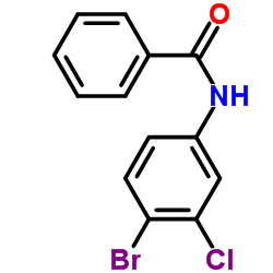 N-(4-Bromo-3-chlorophenyl)benzamide structure