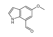 1H-Indole-7-carboxaldehyde,5-methoxy-(9CI) picture