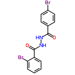 2-Bromo-N'-(4-bromobenzoyl)benzohydrazide结构式