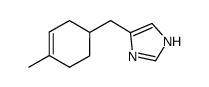 1H-Imidazole,5-[(4-methyl-3-cyclohexen-1-yl)methyl]-结构式