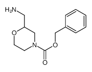 benzyl 2-(aminomethyl)morpholine-4-carboxylate Structure