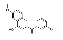 5-hydroxy-3,9-dimethoxybenzo[c]fluoren-7-one Structure