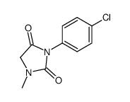 3-(4-chlorophenyl)-1-methylimidazolidine-2,4-dione结构式