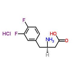 (R)-3-氨基-4-(3,4-二氟苯基)丁酸盐酸盐图片