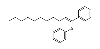 1-phenyl-1-phenylthio-1-undecene结构式