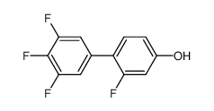 3-fluoro-4-(3,4,5-trifluorophenyl)phenol Structure