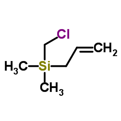 Allyl(chloromethyl)dimethylsilane structure