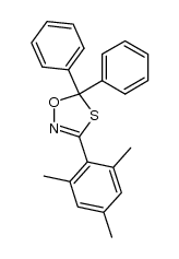 5,5-diphenyl-3-(2,4,6-trimethyl-phenyl)-[1,4,2]oxathiazole Structure