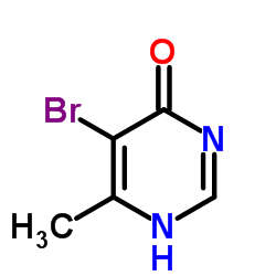 5-bromo-6-methylpyrimidin-4-ol Structure