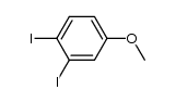 4-methoxy-1,2-diiodobenzene Structure