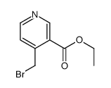 ethyl 4-(bromomethyl)pyridine-3-carboxylate结构式
