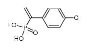 (1-(4-chlorophenyl)ethenyl)phosphonic acid Structure