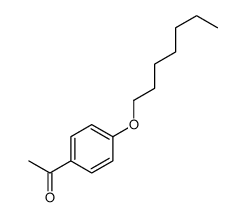 1-[4-(庚基氧基)苯基]乙酮结构式