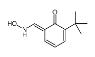 2-tert-butyl-6-[(hydroxyamino)methylidene]cyclohexa-2,4-dien-1-one Structure