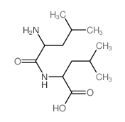 H-D-Leu-Leu-OH structure