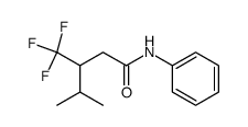 4-methyl-3-trifluoromethyl-valeric acid anilide Structure