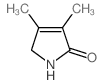 3,4-DIMETHYL-2,5-DIHYDRO-1H-PYRROL-2-ONE结构式