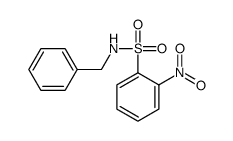 N-Benzyl-2-nitrobenzenesulfonamide结构式