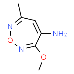 1,2,7-Oxadiazepin-4-amine,3-methoxy-6-methyl-(9CI)结构式