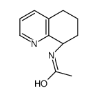 N-[(8R)-5,6,7,8-tetrahydroquinolin-8-yl]acetamide结构式