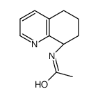 N-[(8R)-5,6,7,8-tetrahydroquinolin-8-yl]acetamide Structure