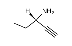 (S)-(-)-1-Ethyl-2-propynylamin结构式