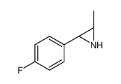 Aziridine, 2-(4-fluorophenyl)-3-methyl-, (2R,3R)- (9CI) Structure