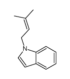 1-(3-methylbut-2-enyl)indole Structure