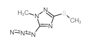 imino-[(2-methyl-5-methylsulfanyl-1,2,4-triazol-3-yl)imino]azanium结构式