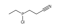Ethyl-(β-cyanoethyl)-chlorophosphin Structure