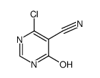 4-chloro-6-hydroxypyrimidine-5-carbonitrile Structure