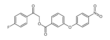 [2-(4-fluorophenyl)-2-oxoethyl] 3-(4-nitrophenoxy)benzoate Structure