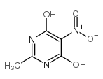 2-methyl-5-nitro-pyrimidine-4,6-diol Structure